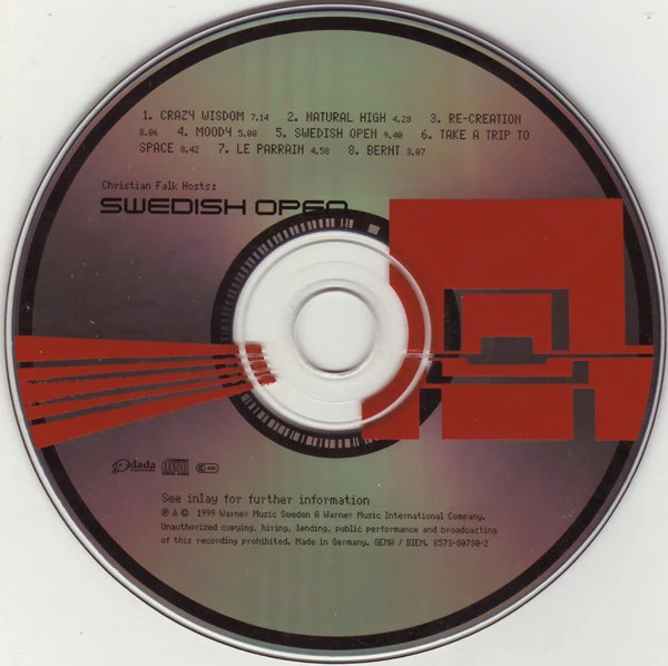 Christian Falk Hosts: Swedish Open - Swedish Open (CD, Album) - Image 3
