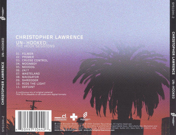 Christopher Lawrence - Un-Hooked: The Hook Sessions (CD, Album, Mixed) - Image 2