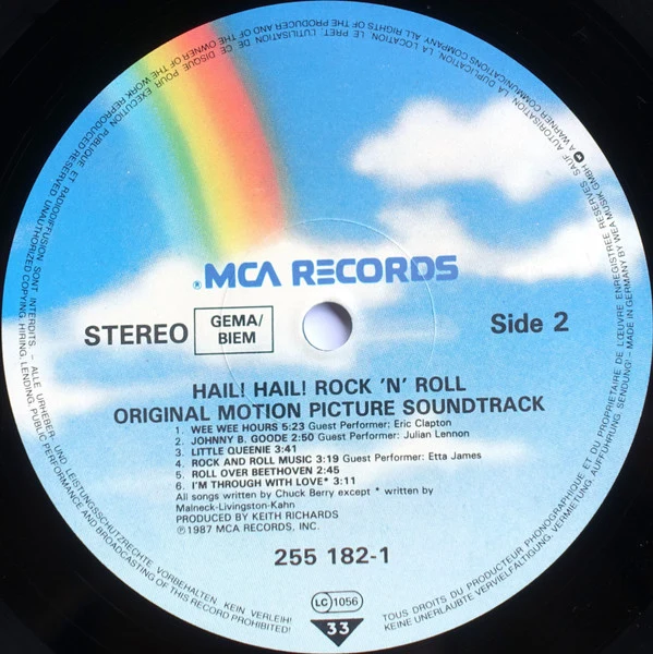 Chuck Berry - Hail! Hail! Rock 'N' Roll (Original Motion Picture Soundtrack) (LP, Album) - Image 4