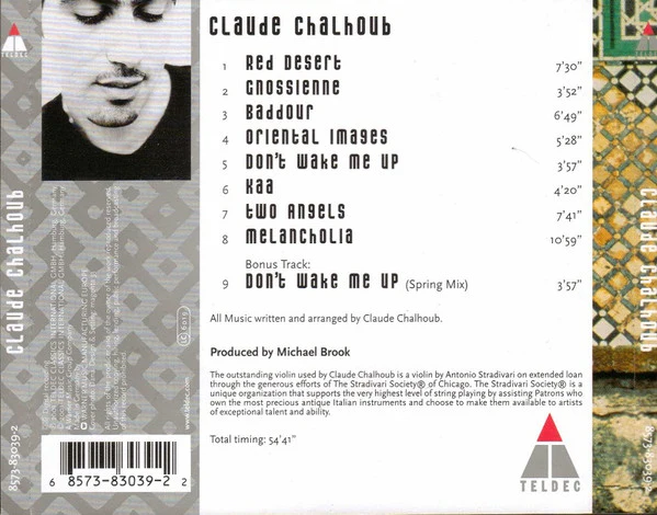 Claude Chalhoub - Claude Chalhoub (CD, Album) - Image 2