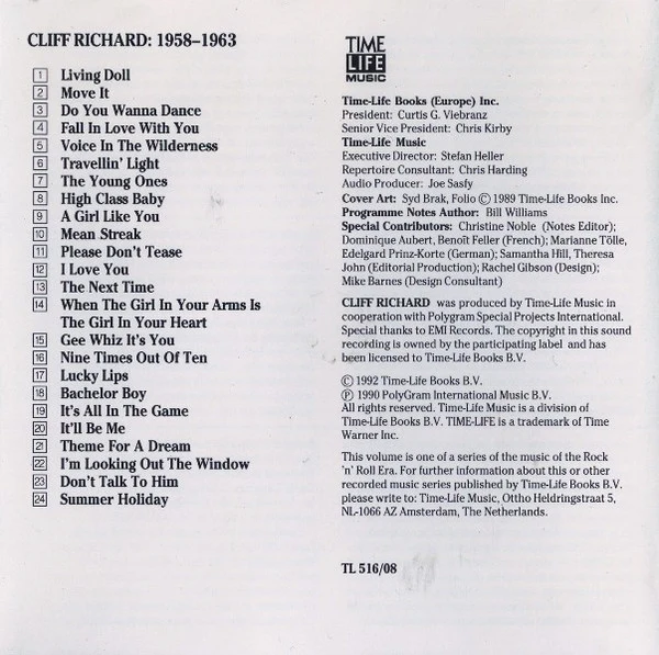 Cliff Richard - Cliff Richard 1958 - 1963 (CD, Comp) - Image 2