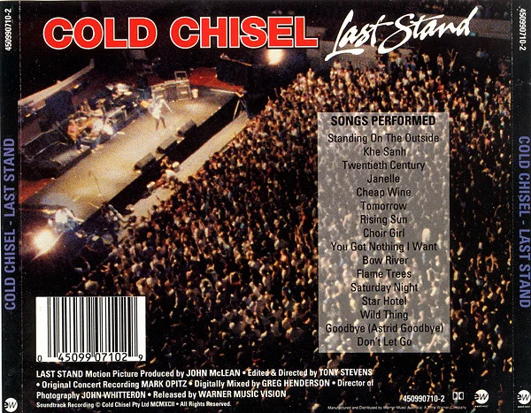 Cold Chisel - Last Stand (CD, Album) - Image 2