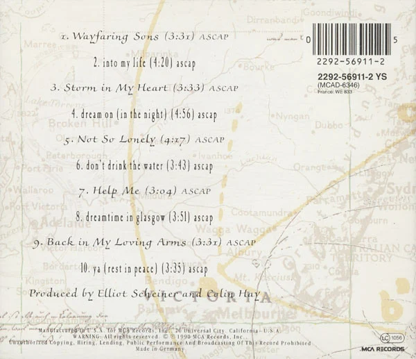 Colin Hay Band - Wayfaring Sons (CD, Album) - Image 2