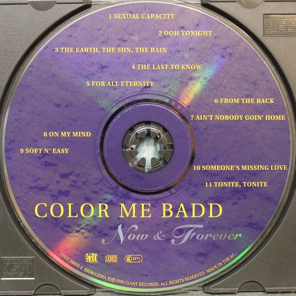 Color Me Badd - Now & Forever (CD, Album) - Image 4