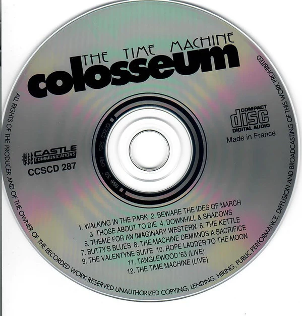 Colosseum - The Time Machine (CD, Comp) - Image 3