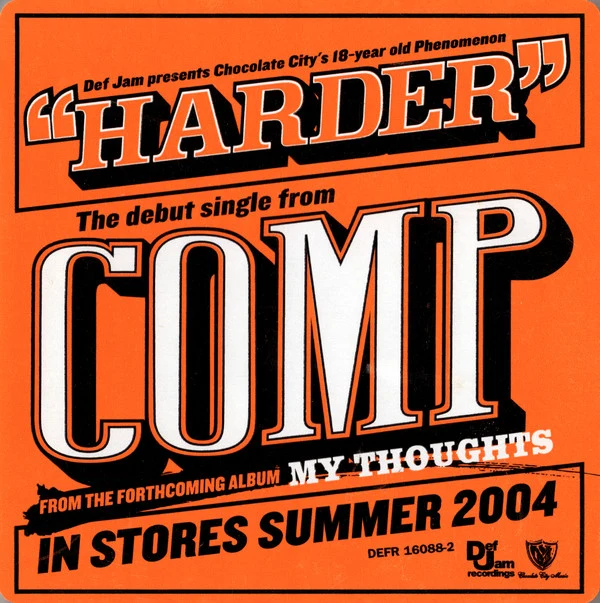 Comp - Harder (CD, Single, Promo)