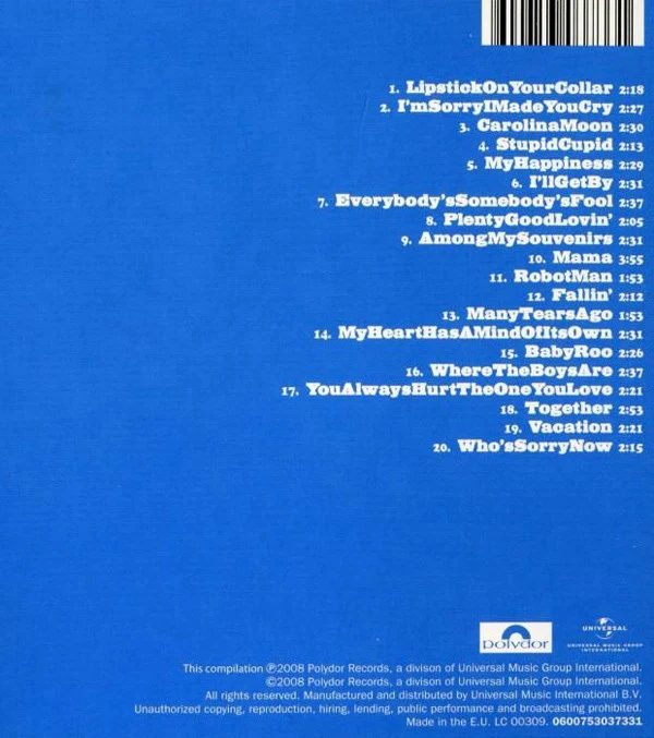 Connie Francis - Rock 'N' Roll Legends (CD, Comp) - Image 2