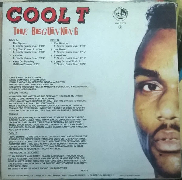 Cool T - The Beguinning (LP) - Image 2