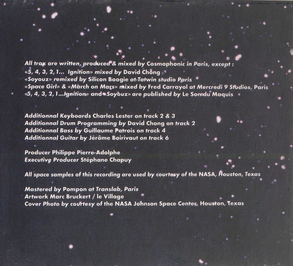 Cosmophonic - First Flight (CD, Album, Mixed, Dig) - Image 3