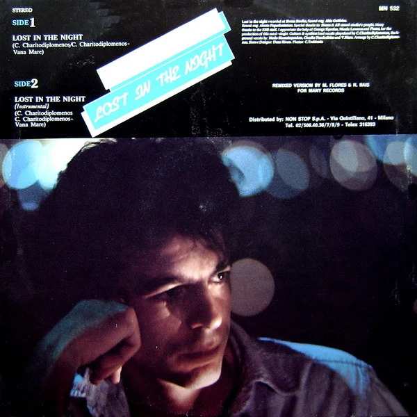Costas Charitodiplomenos - Lost In The Night (Remix) (12", Maxi) - Image 2