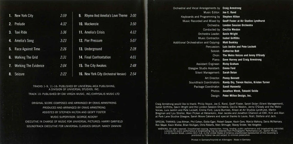 Craig Armstrong - The Bone Collector (CD, Album) - Image 3