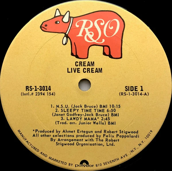 Cream - Live Cream (LP, Album, RE) - Image 3
