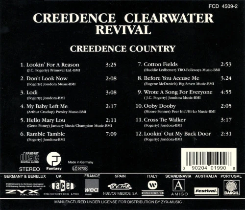 Creedence Clearwater Revival - Creedence Country (CD, Comp) - Image 2