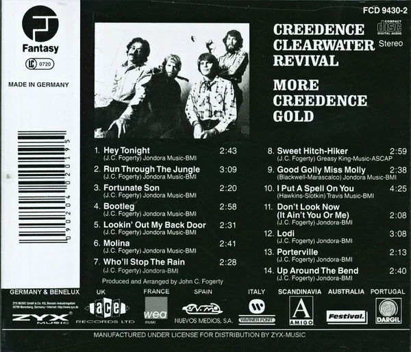 Creedence Clearwater Revival - More Creedence Gold (CD, Comp, RE) - Image 2