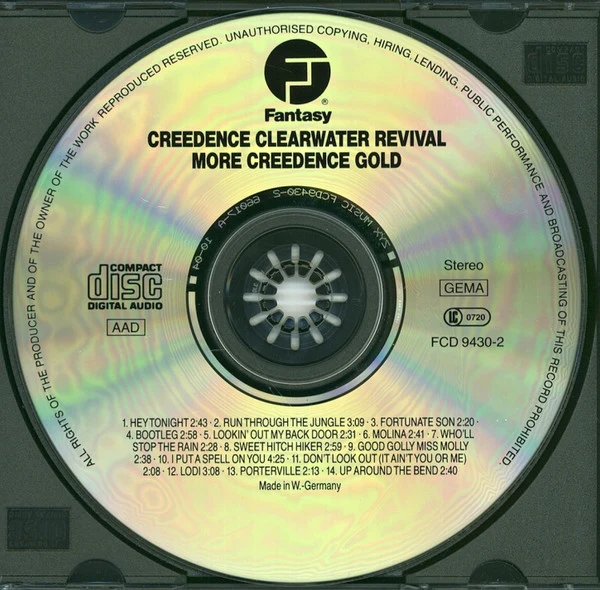 Creedence Clearwater Revival - More Creedence Gold (CD, Comp, RE) - Image 3