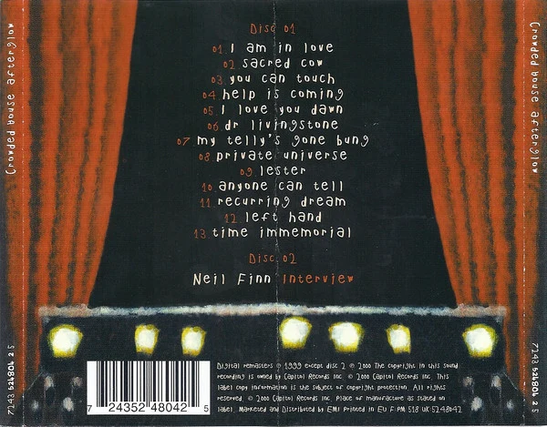 Crowded House - Afterglow (2xCD, Comp, Ltd, RM) - Image 2