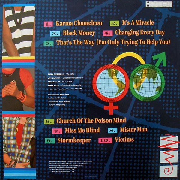 Culture Club - Colour By Numbers (LP, Album) - Image 2