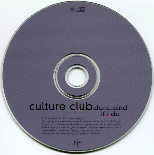 Culture Club - Don't Mind If I Do (CD, Album) - Image 3
