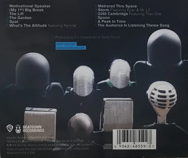 Cut Chemist - The Audience's Listening (CD, Album) - Image 2