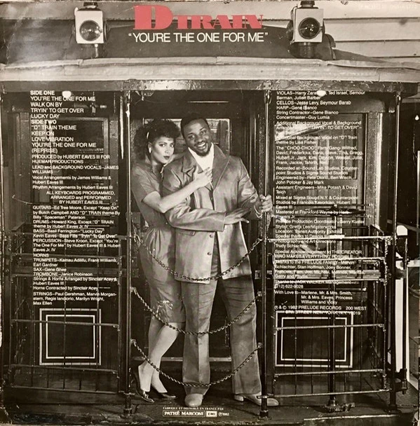 D-Train - You're The One For Me (LP, Album) - Image 2