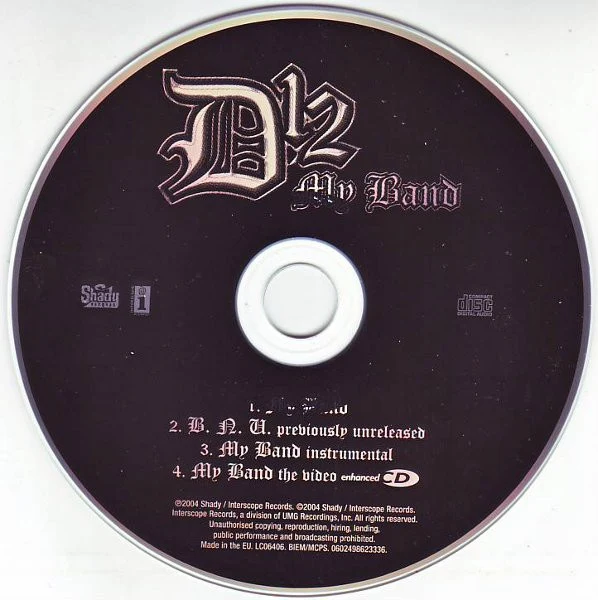 D12 - My Band (CD, Maxi, Enh) - Image 3