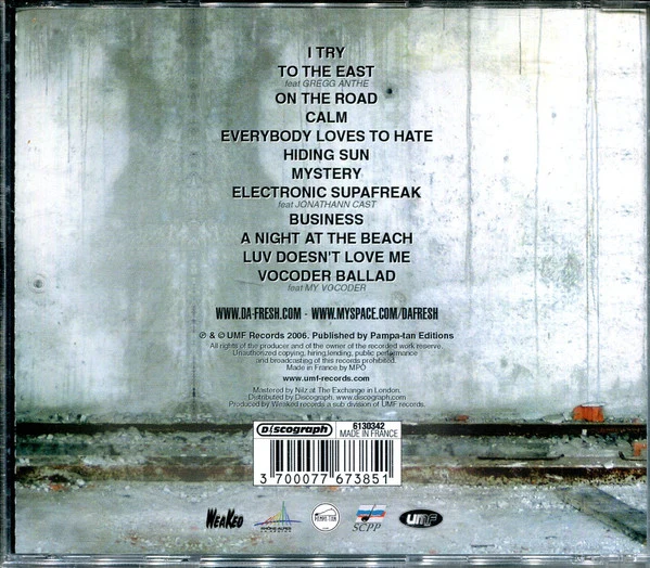 dA frESh - One Imaginary Boy (CD, Album) - Image 2