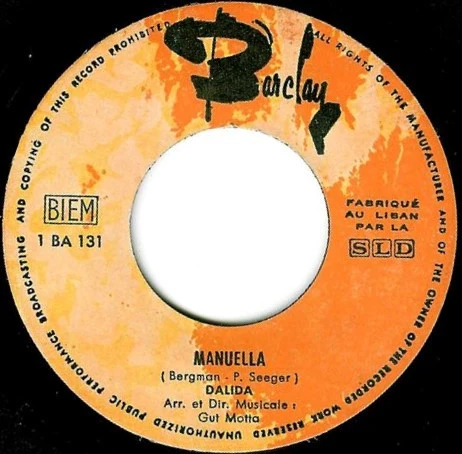 Dalida - Manuella (7")