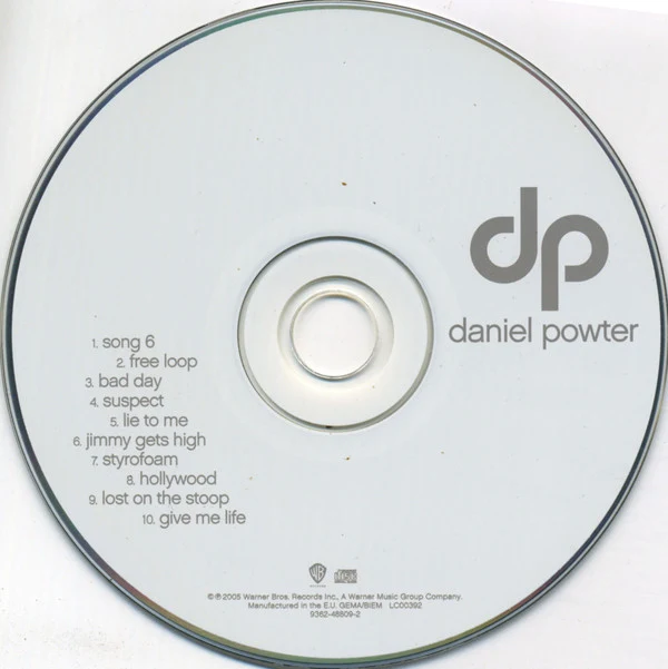 Daniel Powter - DP (CD, Album) - Image 3