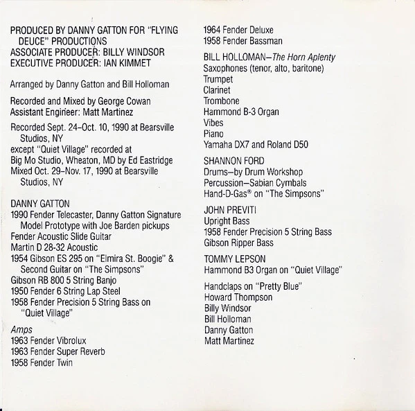 Danny Gatton - 88 Elmira St. (CD, Album) - Image 5