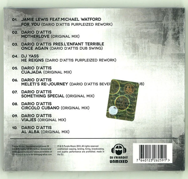 Dario D'Attis - Purpleized 2 (CD, Comp) - Image 2
