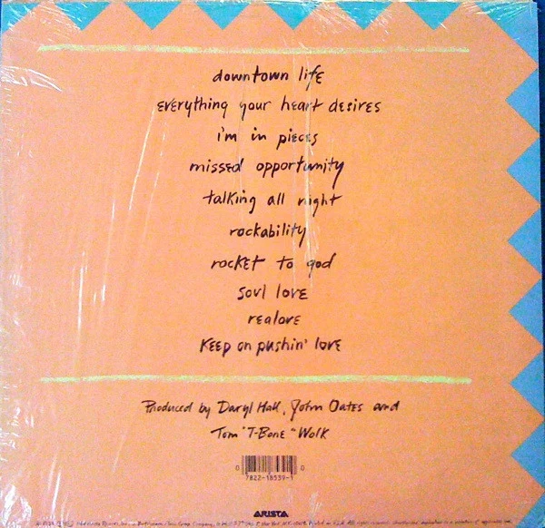 Daryl Hall & John Oates - Ooh Yeah! (LP, Album, All) - Image 2