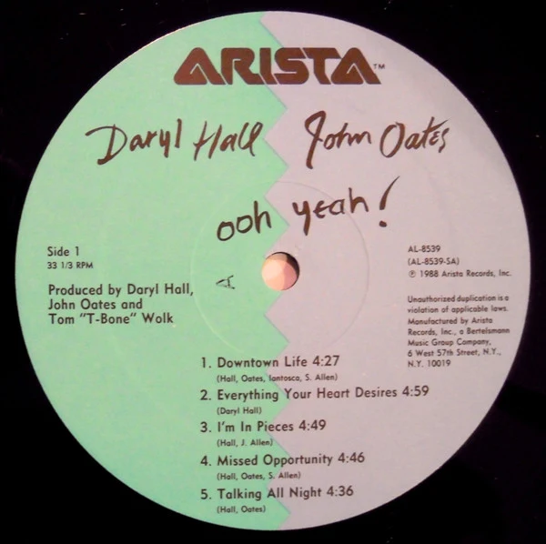 Daryl Hall & John Oates - Ooh Yeah! (LP, Album, All) - Image 3