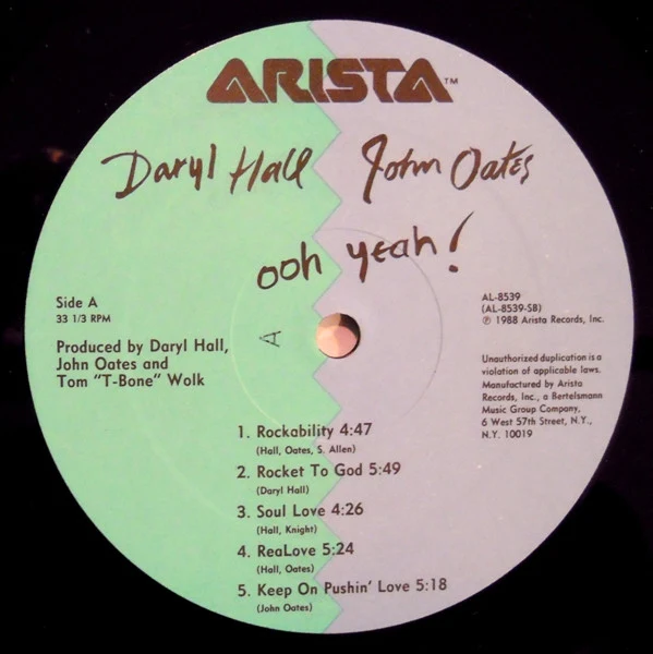 Daryl Hall & John Oates - Ooh Yeah! (LP, Album, All) - Image 4