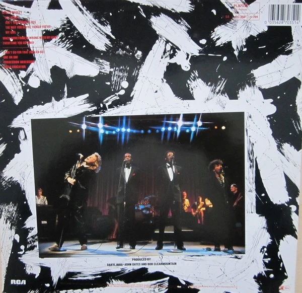 Daryl Hall & John Oates With David Ruffin & Eddie Kendricks - Live At The Apollo (LP, Album) - Image 2