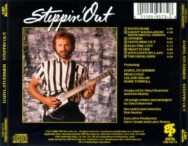 Daryl Stuermer - Steppin' Out (CD, Album) - Image 2