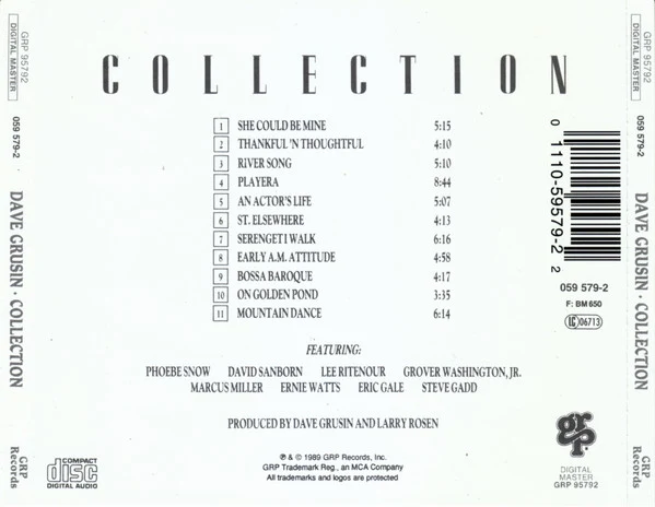Dave Grusin - Collection (CD, Comp) - Image 2