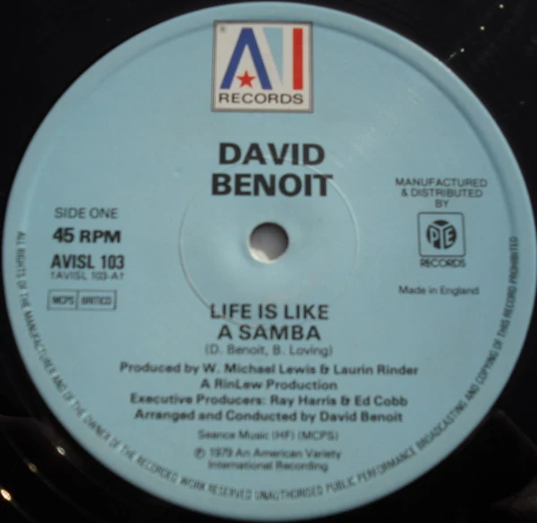 David Benoit - Life Is Like A Samba (12") - Image 2