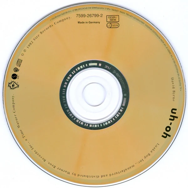 David Byrne - Uh-Oh (CD, Album) - Image 3