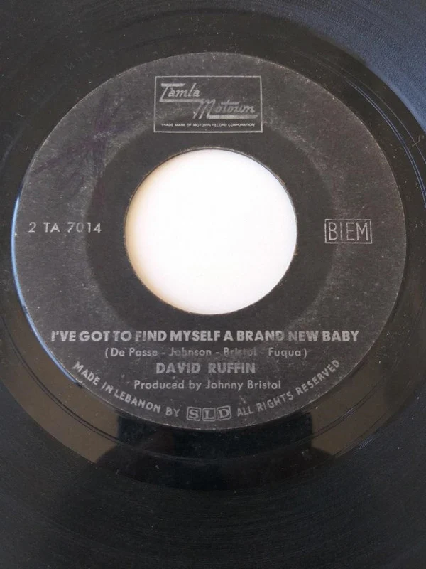 David Ruffin - My Whole World Ended (The Moment You Left Me)  (7", Single) - Image 2