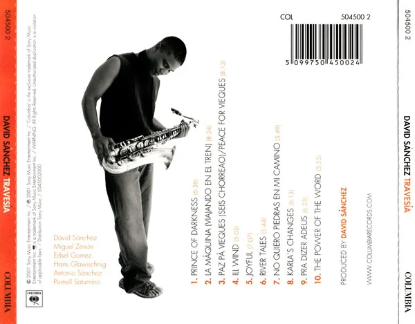 David Sánchez* - Travesía (CD, Album) - Image 2