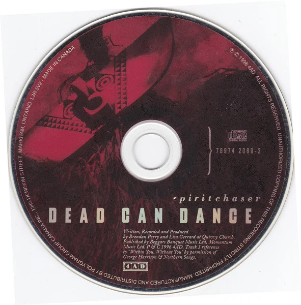 Dead Can Dance - Spiritchaser (CD, Album) - Image 3