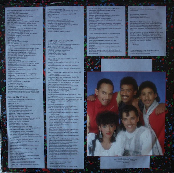 DeBarge - Rhythm Of The Night (LP, Album) - Image 2