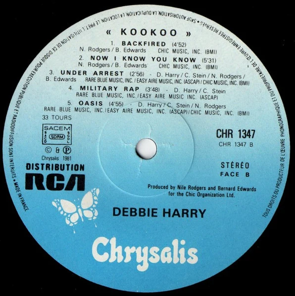 Deborah Harry - KooKoo (LP, Album) - Image 4