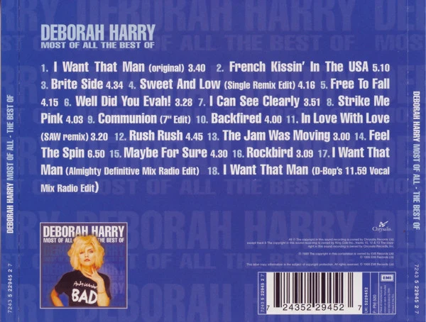 Deborah Harry - Most Of All - The Best Of (CD, Comp) - Image 2