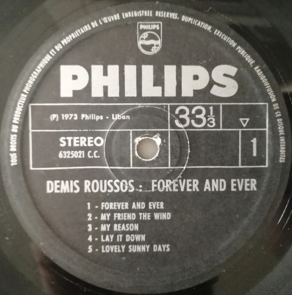 Démis Roussos* - Forever And Ever (LP, Album) - Image 5