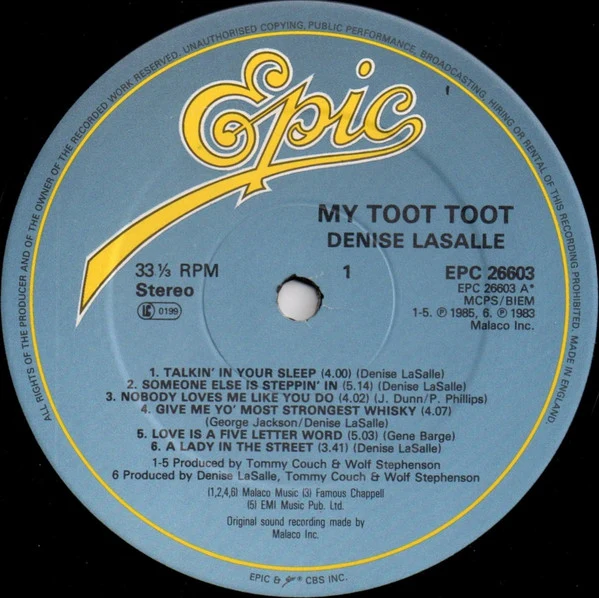 Denise LaSalle - My Toot Toot (LP, Album) - Image 3