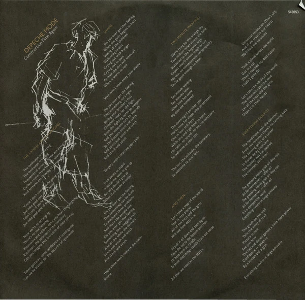 Depeche Mode - Construction Time Again (LP, Album) - Image 3