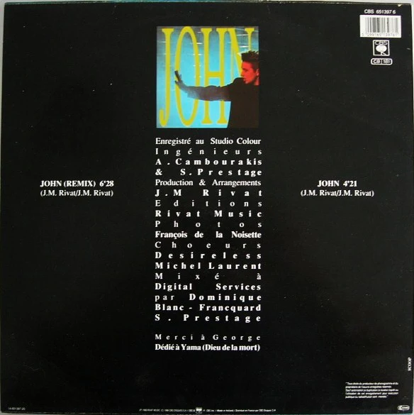 Desireless - John (12", Maxi) - Image 2