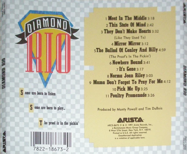 Diamond Rio - Diamond Rio (CD, Album, Club) - Image 2