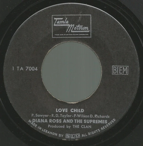 Diana Ross And The Supremes* - Love Child / Will This Be The Day (7", Single, Mono)